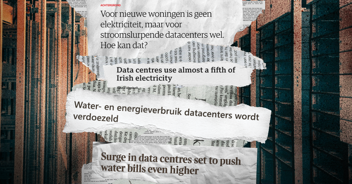 Eis 100% groene stroom voor datacentra in Europa!
